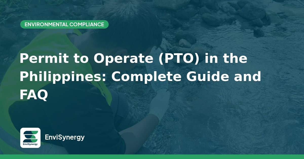Permit to Operate (PTO) in the Philippines: Complete Guide & FAQ